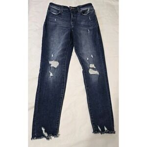 SO Jeans Women's Size 7/28W High Rise Jegging Distressed